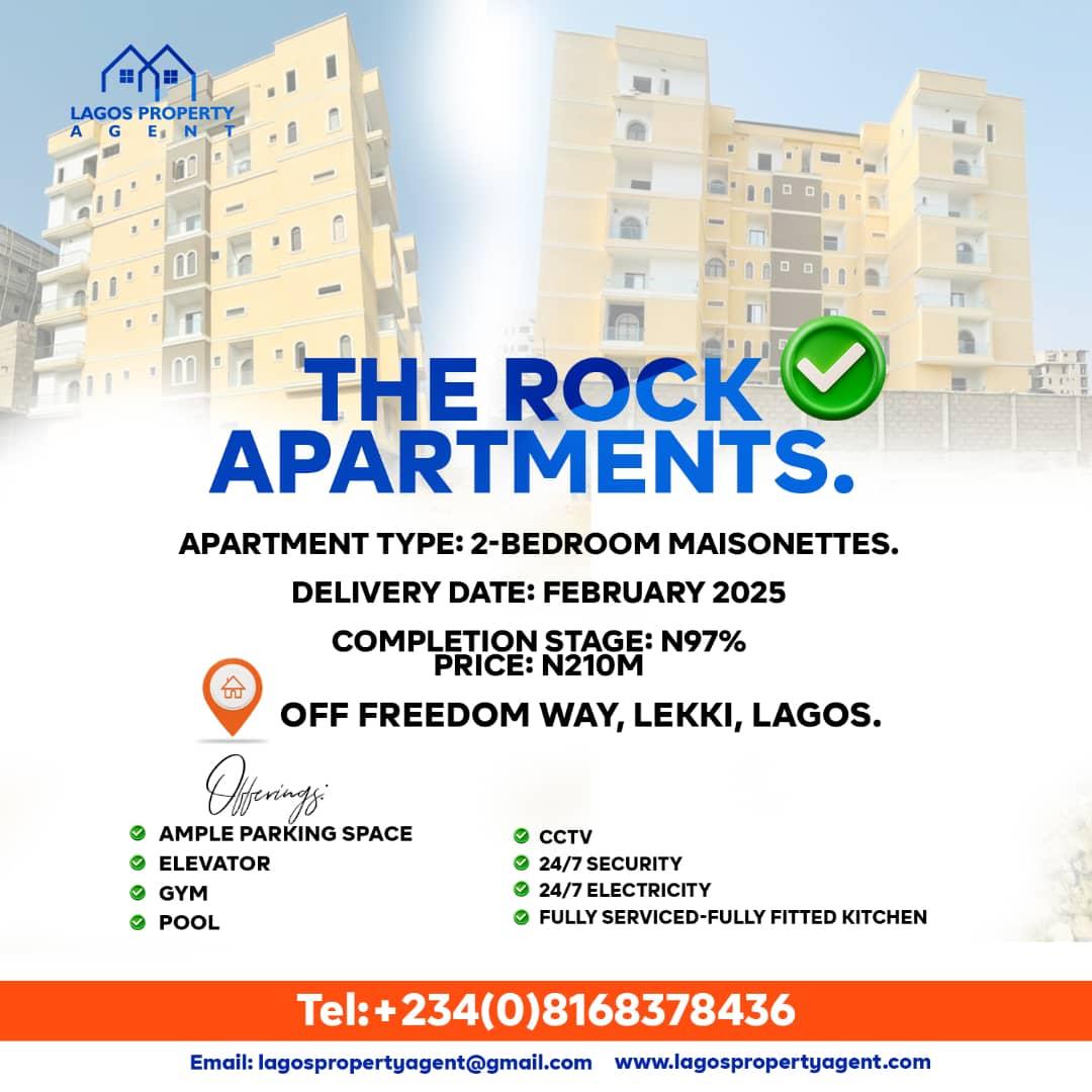 THE ROCK APARTMENTS LEKKI LAGOS