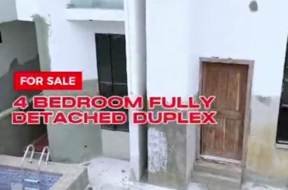 4-BEDROOM FULLY DETACHED DUPLEX FOR SALE AT CHEVRON DRIVE LEKKI LAGOS